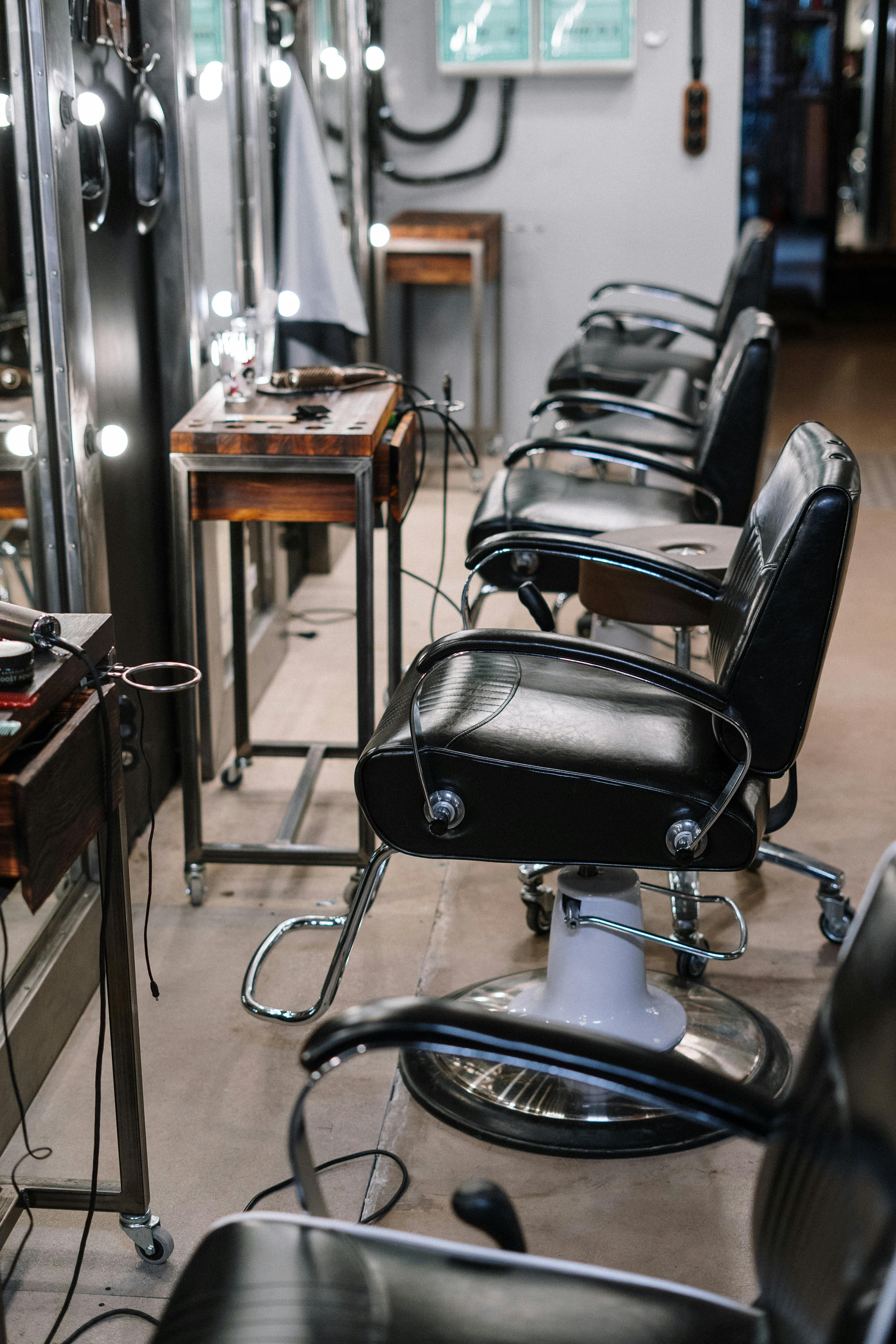 Intérieur de barbershop